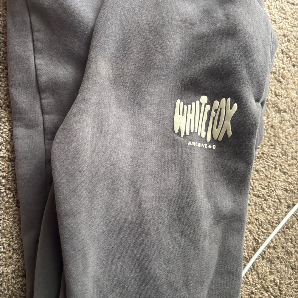 White Fox Gray Sweatpants